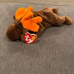 TY Beanie Baby - Chocolate the Moose - NWT vintage toys toy plush stuffed animal